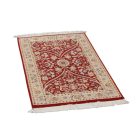 Isfahan persian rug 62x100 handmade iranian carpet