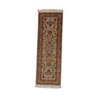 Kerman runner rug 64x184 iranian handmade wool carpet