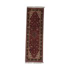 Isfahan rug 63x192 iranian handmade wool carpet