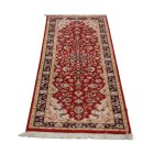 Isfahan rug 63x192 iranian handmade wool carpet