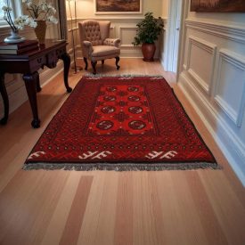 Oriental carpet Aqchai 74x112 handmade afghan wool carpet