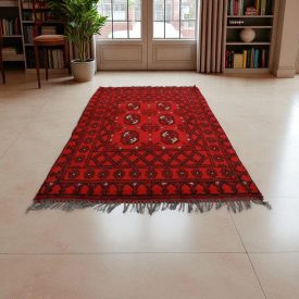 Oriental carpet Aqchai 75x116 handmade afghan wool carpet