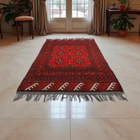 Oriental carpet Aqchai 75x109 handmade afghan wool carpet