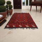 Oriental carpet Aqchai 74x104 handmade afghan wool carpet