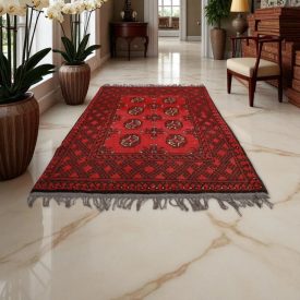 Oriental carpet Aqchai 78x116 handmade afghan wool carpet