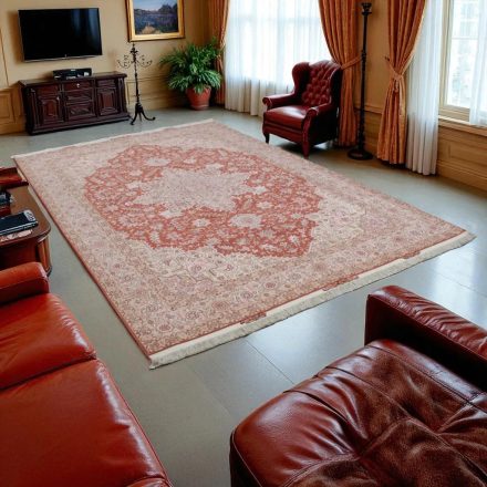 Heriz persian rug 203x308 exclusive handmade iranian carpet