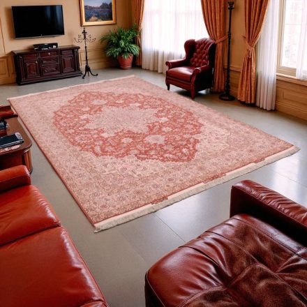 Heriz persian rug 203x308 exclusive handmade iranian carpet
