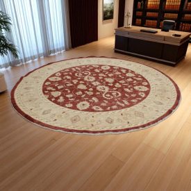 Round Carpet Ziegler 260x266 handmade oriental wool carpet