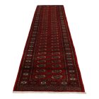 Runner rug Bokhara 80x372 handmade pakistani rug for corridor or hallways