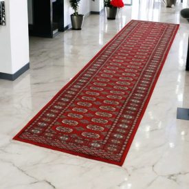   Runner rug Bokhara 81x366 handmade pakistani rug for corridor or hallways