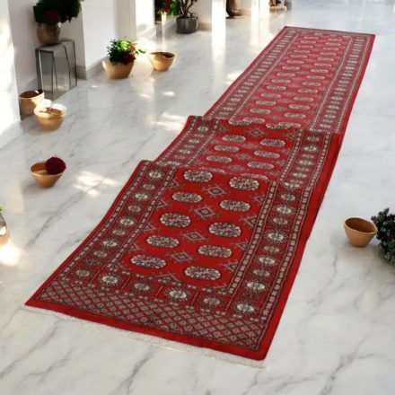 Runner carpet Mauri 80x647 handmade pakistani carpet for corridor or hallways