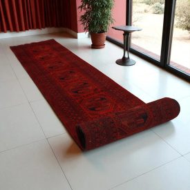 Runner carpet Kargai 99x887 handmade Afghan carpet