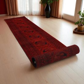 Runner carpet Khal Mohammadi 100x889 handmade Afghan carpet