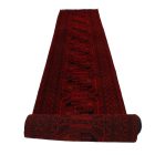 Runner carpet Elephant Foot 90x783 handmade Afghan carpet
