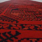 Runner carpet Elephant Foot 90x783 handmade Afghan carpet