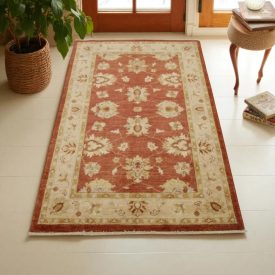 Ziegler rug 94x149 handmade oriental carpet for living room