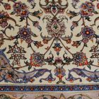 Silk rug Reihan cream 100x150 viscose silk Persian carpet