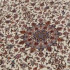 Silk rug Reihan cream 120x180 Iranian viscose silk carpet
