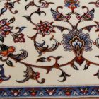 Silk rug Reihan cream 120x180 Iranian viscose silk carpet