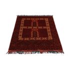 Afghan carpet 104x146 handmade oriental wool carpet