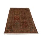 Silk carpet Kashmiri 158x95 handcrafted oriental rug