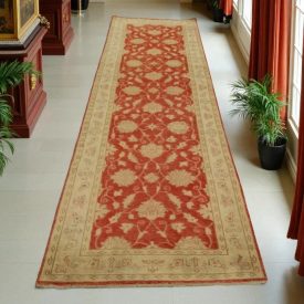Ziegler rug 103x354 handmade oriental runner carpet