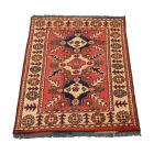 Afghan carpet 61x87 handmade oriental wool carpet