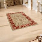 Ziegler rug 126x184 handmade oriental carpet for living room