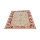 Ziegler rug 126x184 handmade oriental carpet for living room