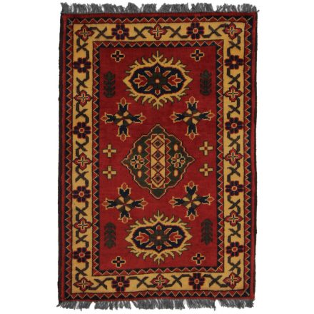 Oriental carpet 59x89 handmade Afghan wool carpet