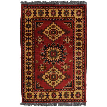 Afghan carpet 61x90 handmade oriental wool carpet