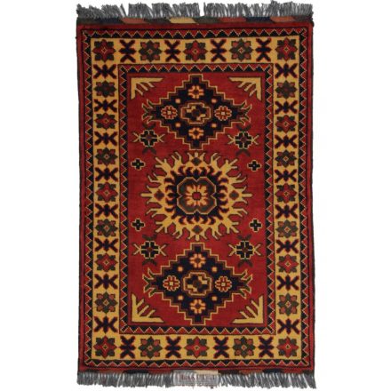 Oriental carpet 59x90 handmade Afghan wool carpet