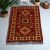 Oriental carpet 59x93 handmade Afghan wool carpet