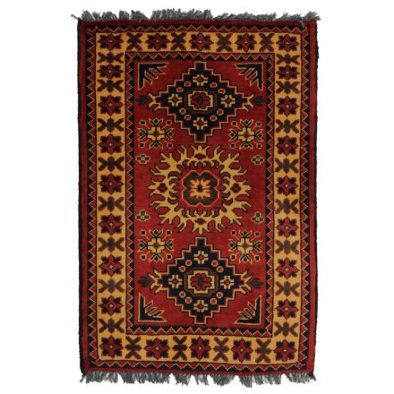 Oriental carpet 62x93 handmade Afghan wool carpet