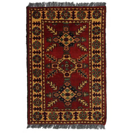 Oriental carpet 63x97 handmade Afghan wool carpet