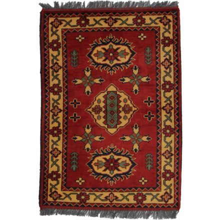 Oriental carpet 63x91 handmade Afghan wool carpet