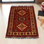 Afghan carpet 61x96 handmade oriental wool carpet