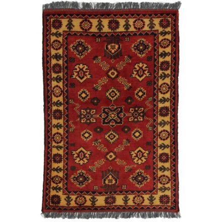 Oriental carpet 59x91 handmade Afghan wool carpet