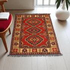 Oriental carpet Kargai 83x124 handmade Afghan wool carpet