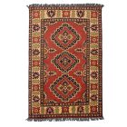 Oriental carpet Kargai 83x124 handmade Afghan wool carpet