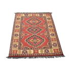 Oriental carpet 83x124 handmade Afghan wool carpet