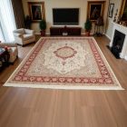 Large rug Tabriz 304x429 handmade iranian carpet for Living room