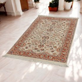 Iranian carpet Isfahan 93x158 handmade persian carpet