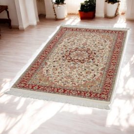 Iranian carpet Isfahan 95x157 handmade persian carpet