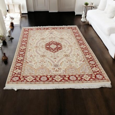 Isfahan rug 140x228 handmade iranian carpet