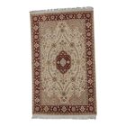 Isfahan rug 140x228 handmade iranian carpet