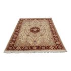 Isfahan rug 140x228 handmade iranian carpet