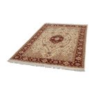 Isfahan rug 140x228 handmade iranian carpet