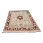 Isfahan rug 140x228 handmade iranian carpet