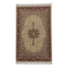 Iranian carpet Isfahan 136x214 handmade persian carpet